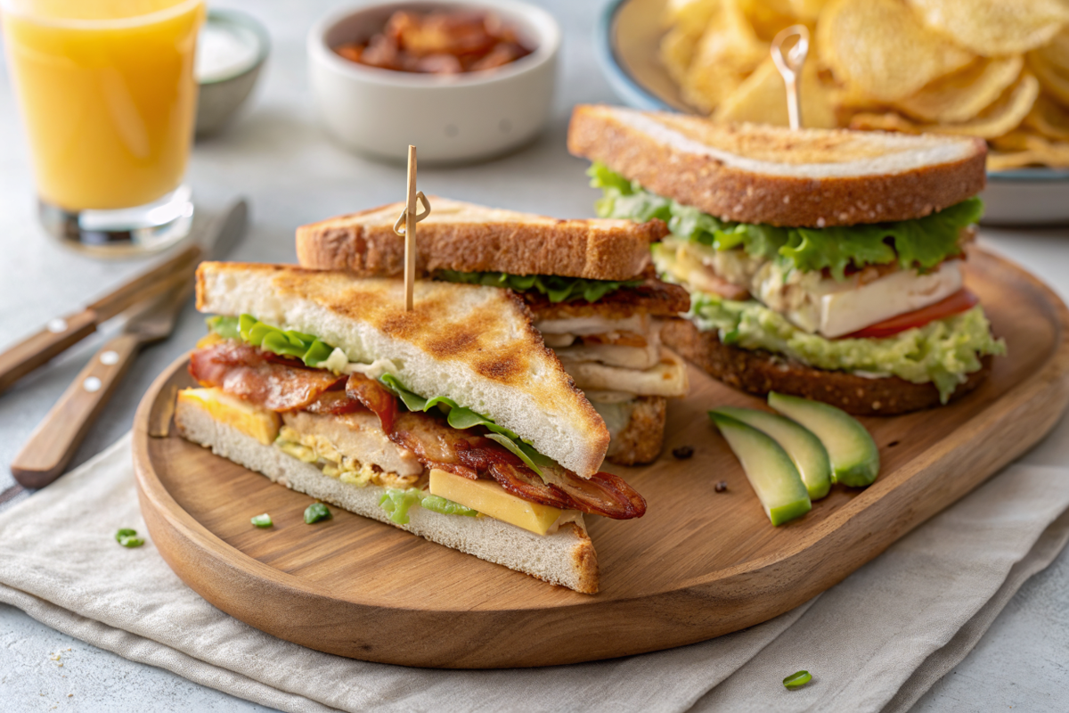 The Ultimate Breakfast Club Sandwich: A Layered Delight