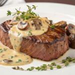 Creamy Mushroom Sauce for Steak