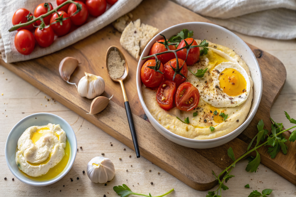 Poached Eggs with Roasted Tomatoes: A Delicious 30-Minute Meal