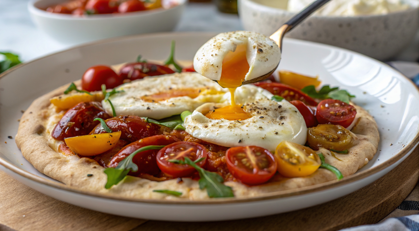 Poached Eggs with Roasted Tomatoes: A Delicious 30-Minute Meal