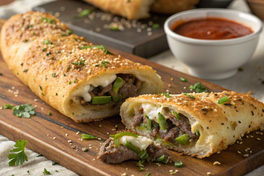 Cheesesteak Breadsticks: 5-Ingredient Cheesy Delight